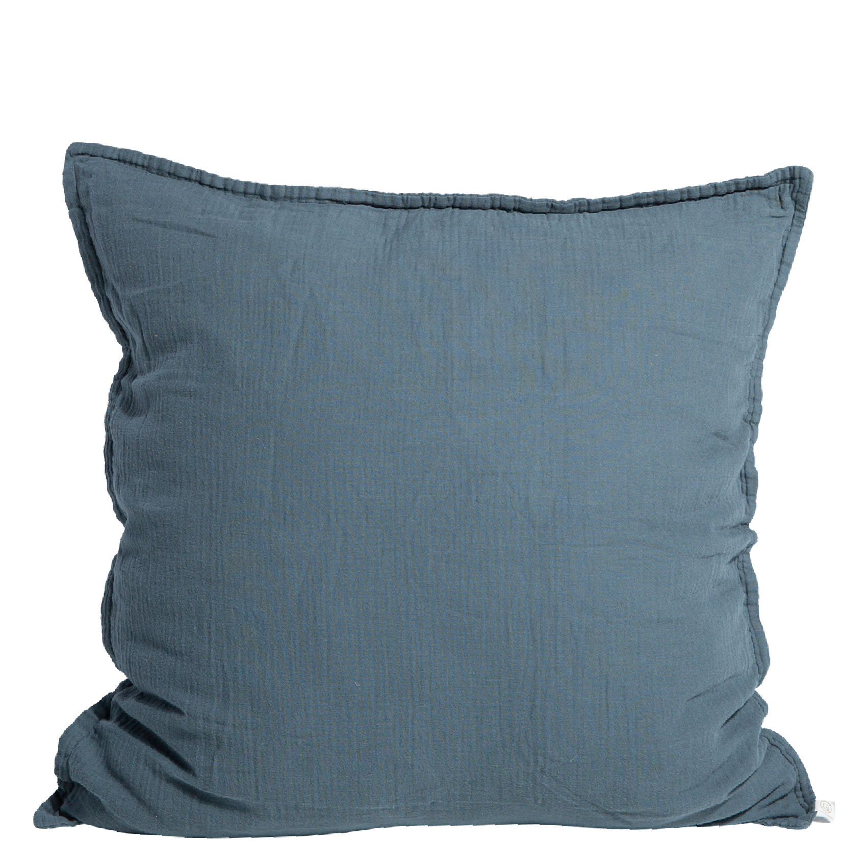 Taie d'oreiller en gaze de coton| Bleu