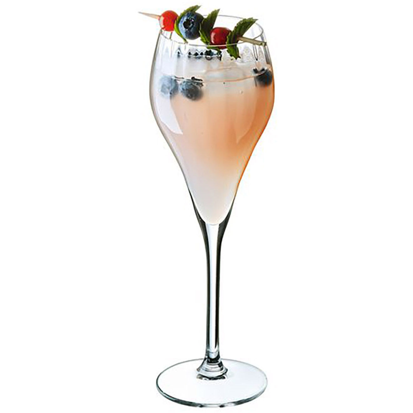 Chef & Sommelier Ensemble 6 Flûtes à Champagne + 6 Verres à pied Symétrie transparents