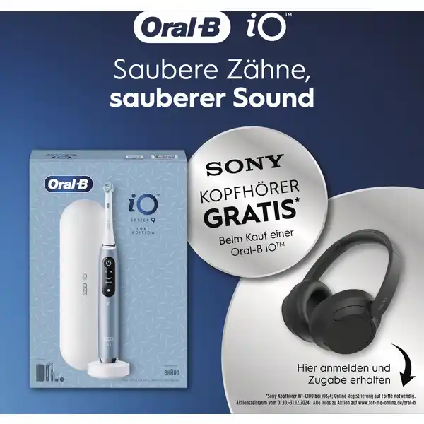 Elektrische Zahnbürste iO Series 9 Aqua Marine Luxe Edition