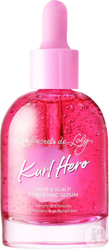 Les Secrets De Loly Kurl Hero Sérum Anti-Chute/Croissance/Densifiant Flacon Compte-Gouttes 50ml