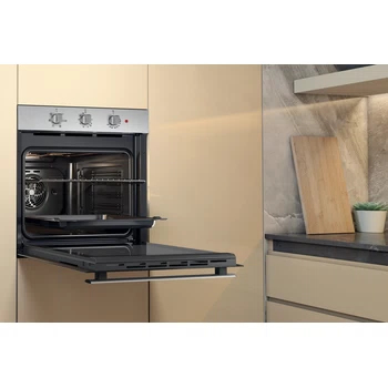 Whirlpool OMR35HR0X Multifunctionele inbouwoven Inox
