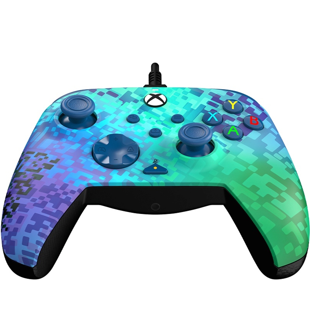 PDP Gaming Rematch Xbox Wired Controller - Glitch Green