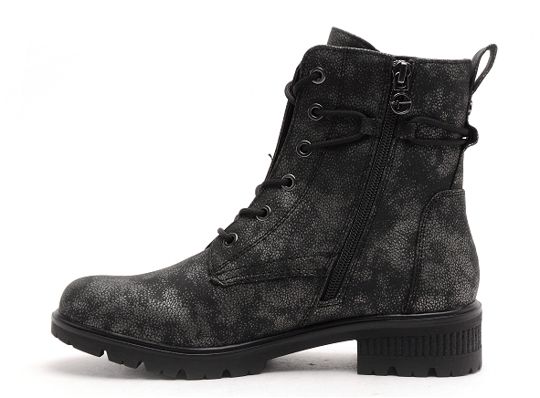 Tamaris boots bottine plates femme 25280 29 noir