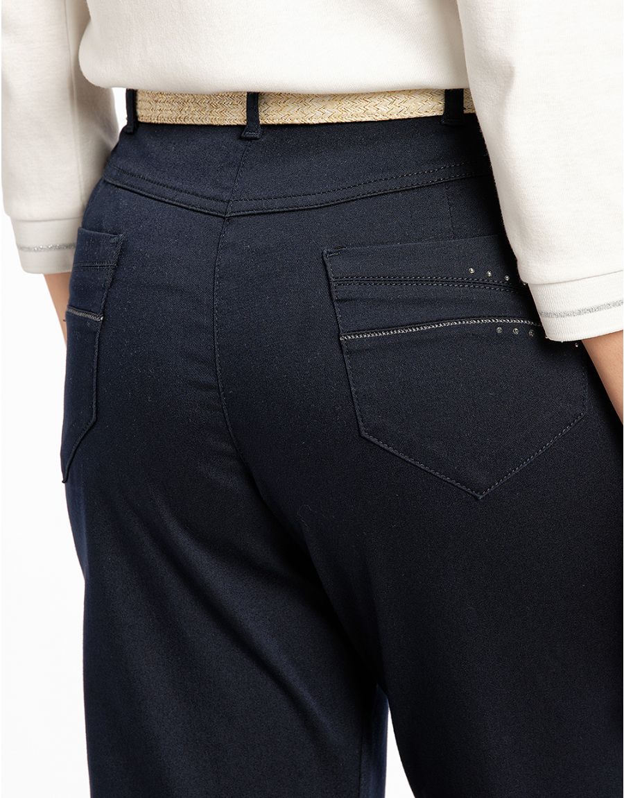 Pantalon 7/8ème jean brut
