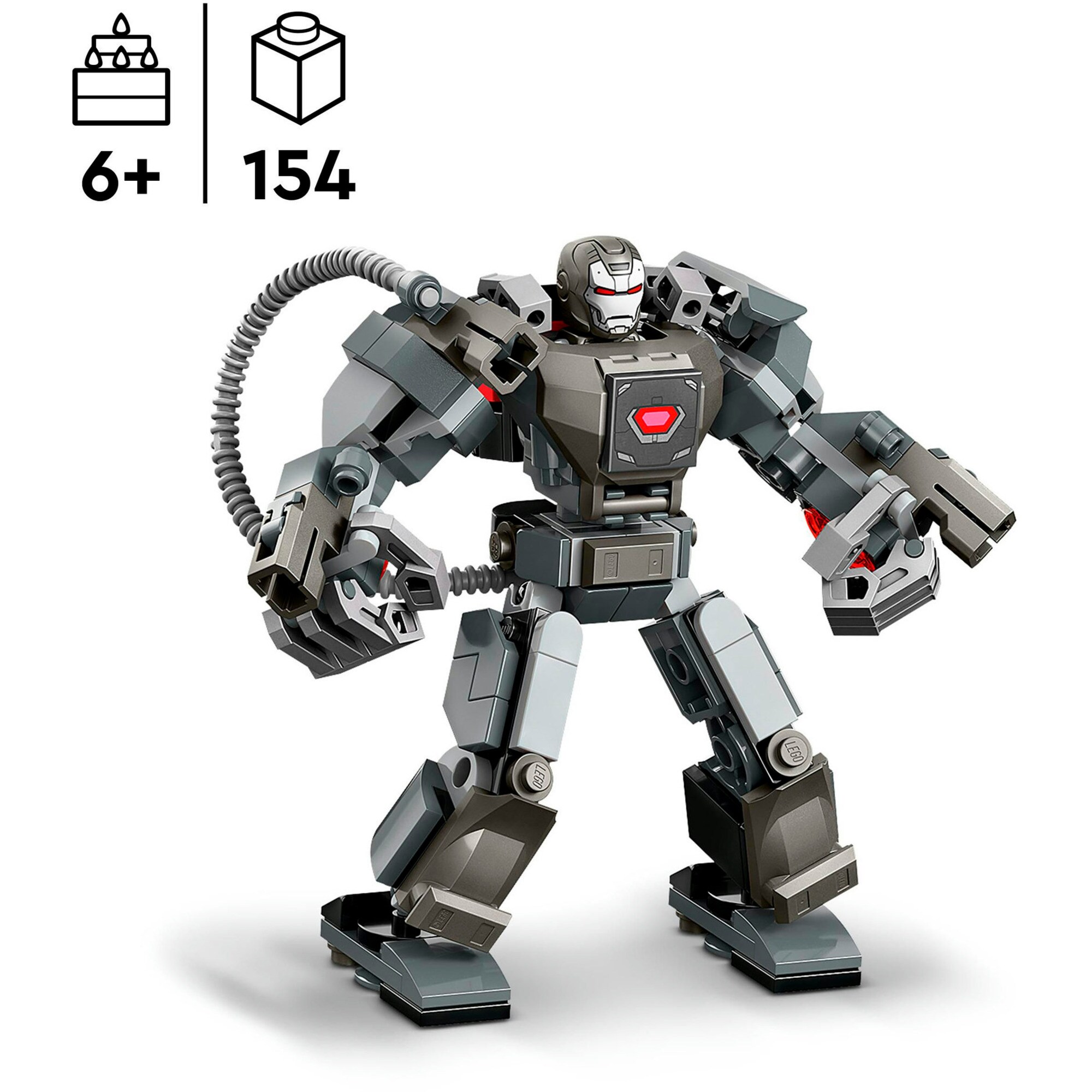 LEGO Konstruktionsspielzeug Marvel Super Heroes War Machine Mech