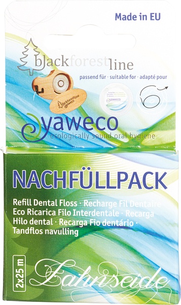 Yaweco Tandflos Zijde Met Bijenwas, Navulling (1 stuks)