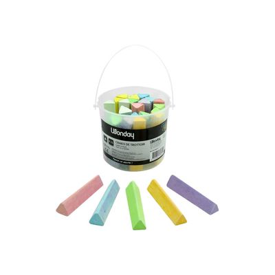 Wonday - 25 Craies triangulaires - couleurs assorties