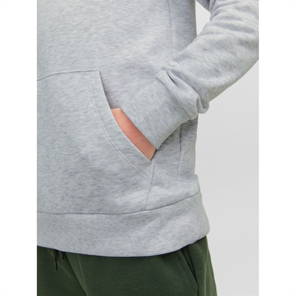 White Melange Josh Sweat Hoodie