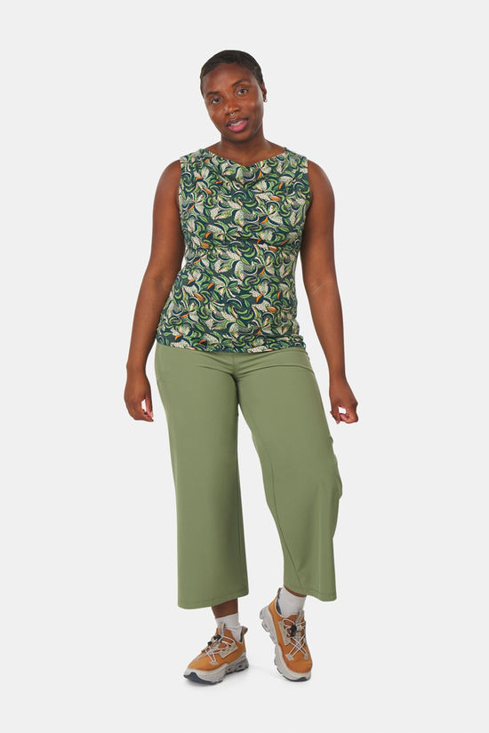 Tranquillo Tranquillo Top with waterfall neckline Dames