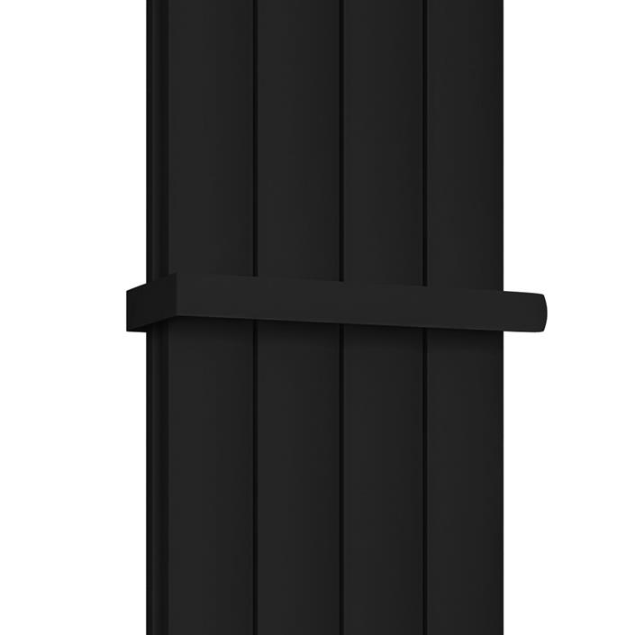 Eastbrook Guardia handdoekhouder voor radiator 55cm zwart mat