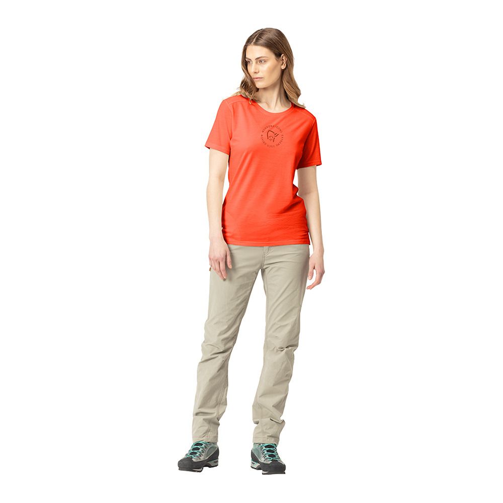 Norrona SVALBARD - Maillot Femme orange alert