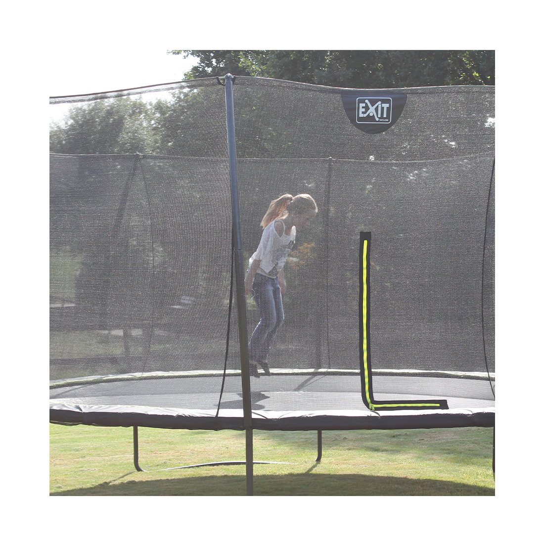 EXIT Silhouette Trampolin mit Sicherheitsnetz ø 427 cm