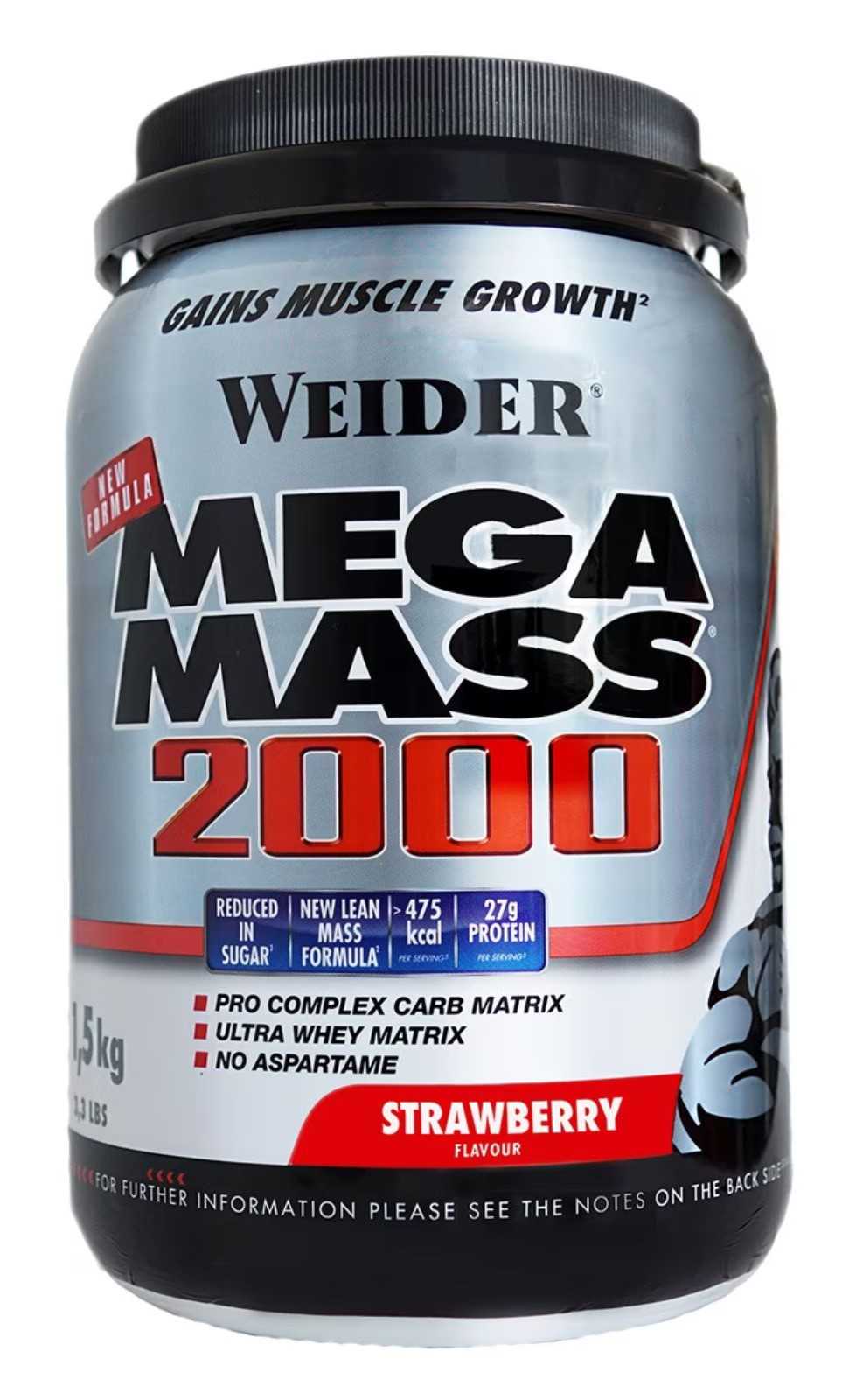 Weider Mega Mass 2000 1,5 kg