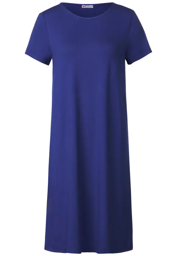 Basic T-Shirt-Kleid - intense royal blue