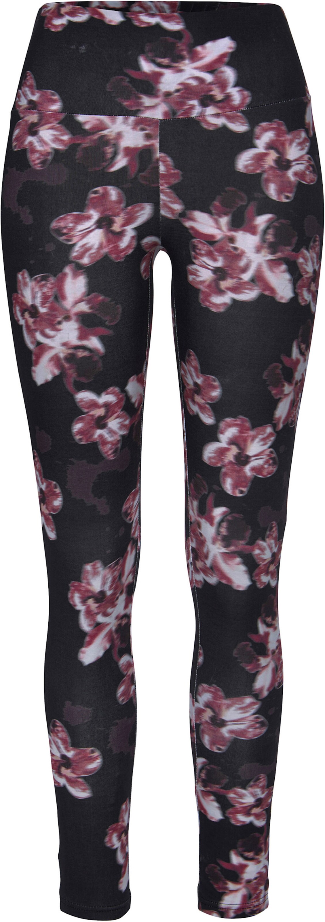 H.I.S Leggings in gemustert-schwarz, schwarz