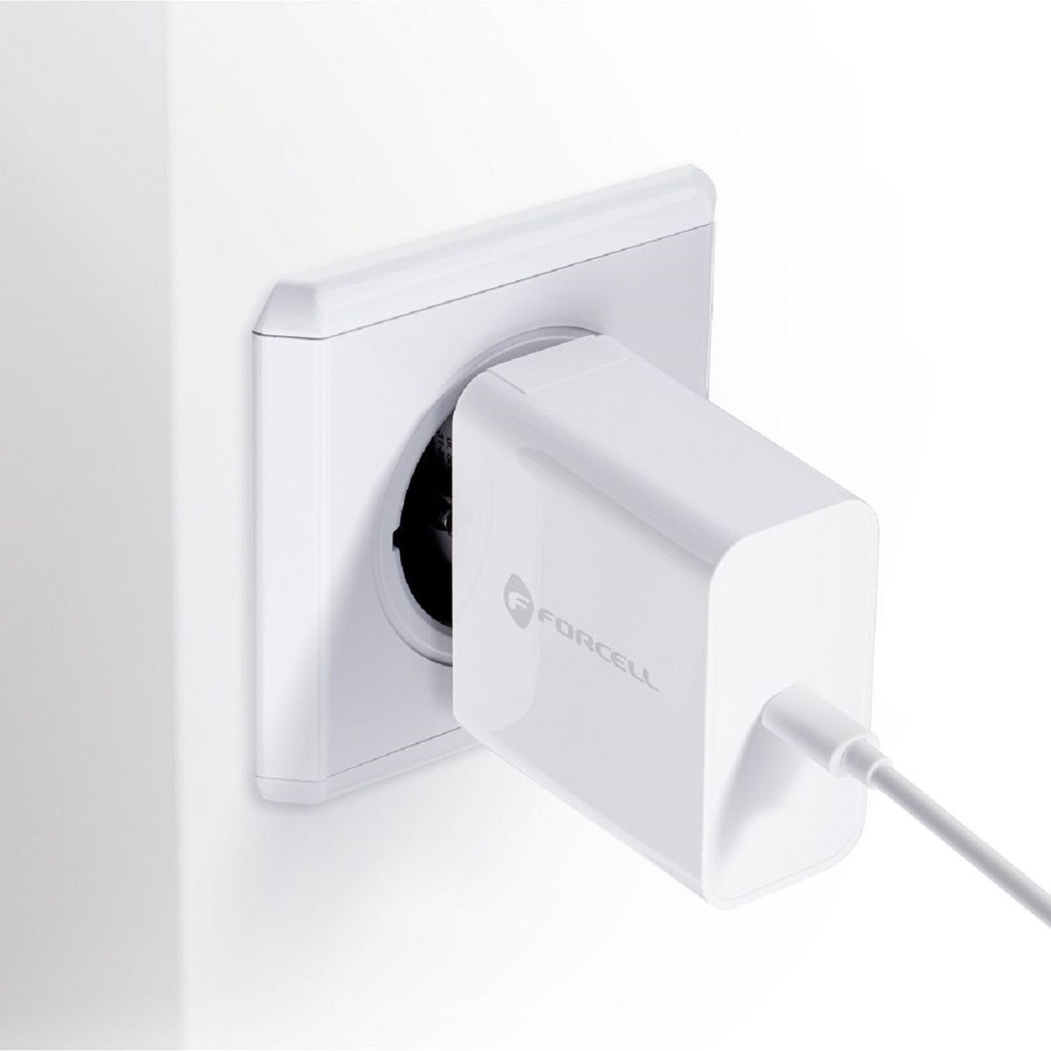 NETZ-Ladegerät mit USB Typ C - 3A 45W Anschluss mit PD