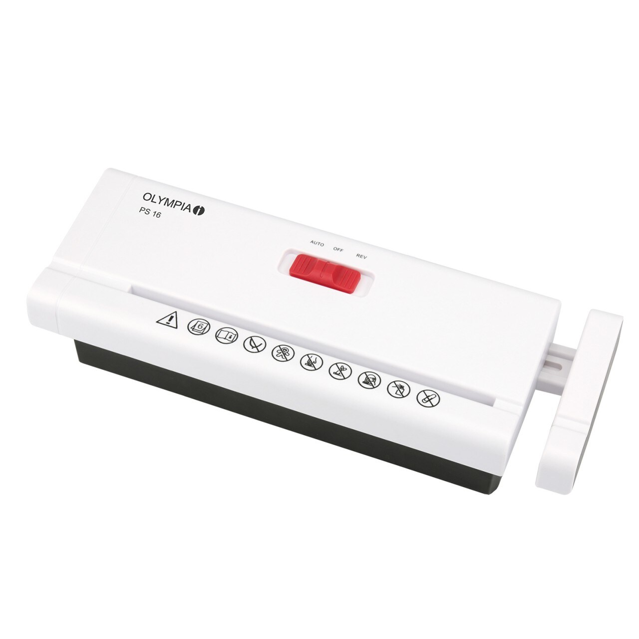 OLYMPIA PS 16 Aufsatzaktenvernichter, Weiß