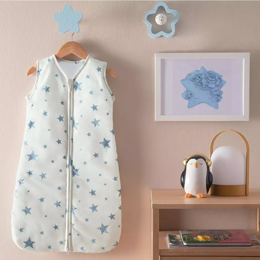 hibboux® Babyschlafsack Star Sleeping Bag Blue