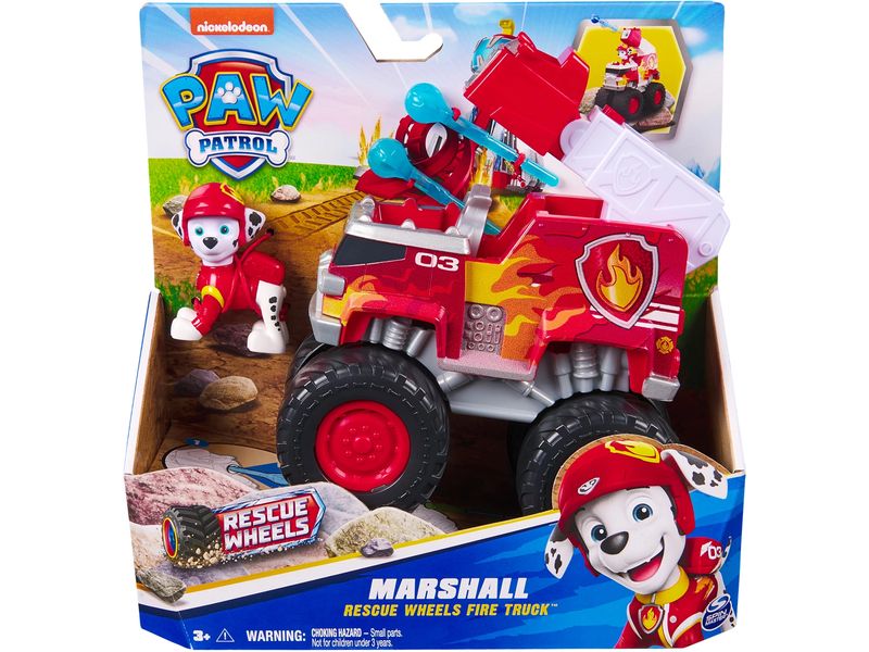 Spinmaster Paw Patrol Rescue Wheels Marshall Kinderspielzeug