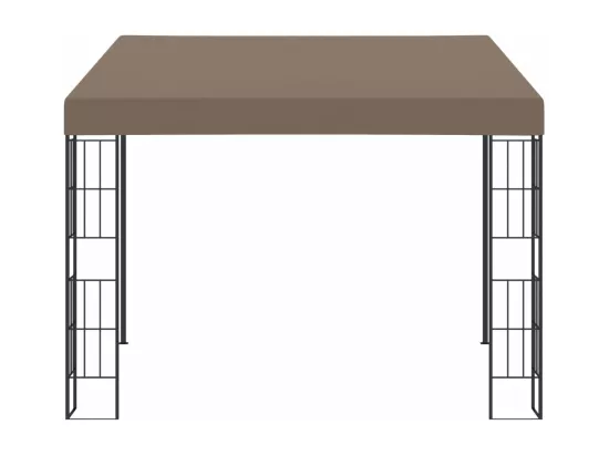 Belvédère mural 3x3 m Taupe Tissu