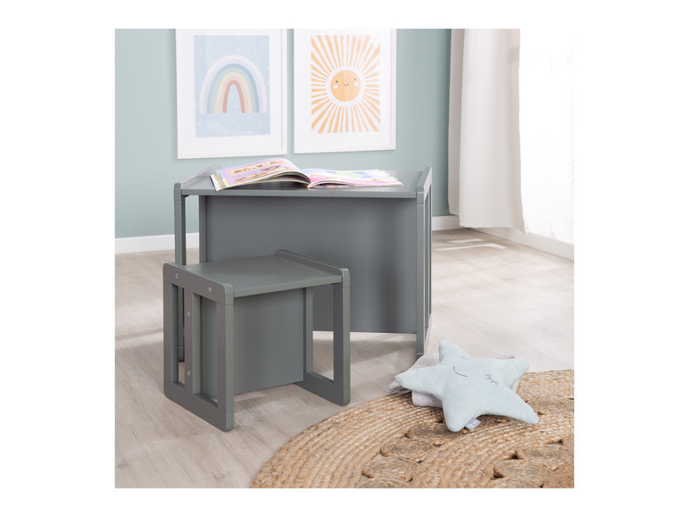 Kindertafel met stoel Montessori 3-in-1