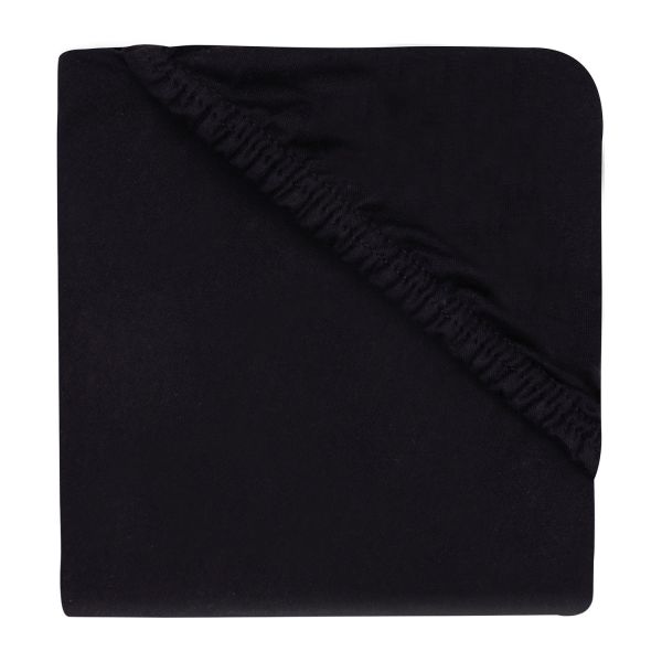 Jollein Hoeslaken Boxmatras - Ø95 cm - Black