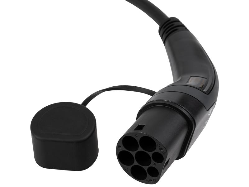 FURBER.power Ladekabel ODIN Typ 2 11kW 5 m Spiral 3-phasig 480 V 16A für Elektroauto