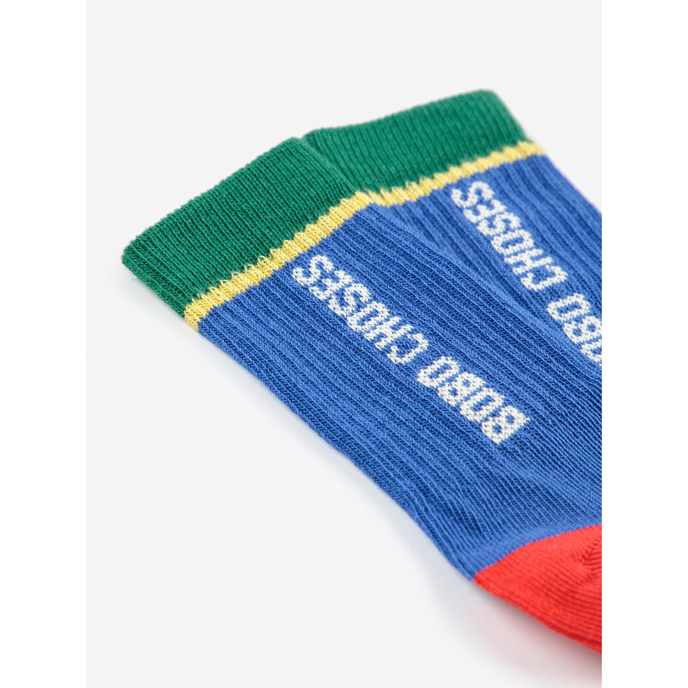 Color block strømper