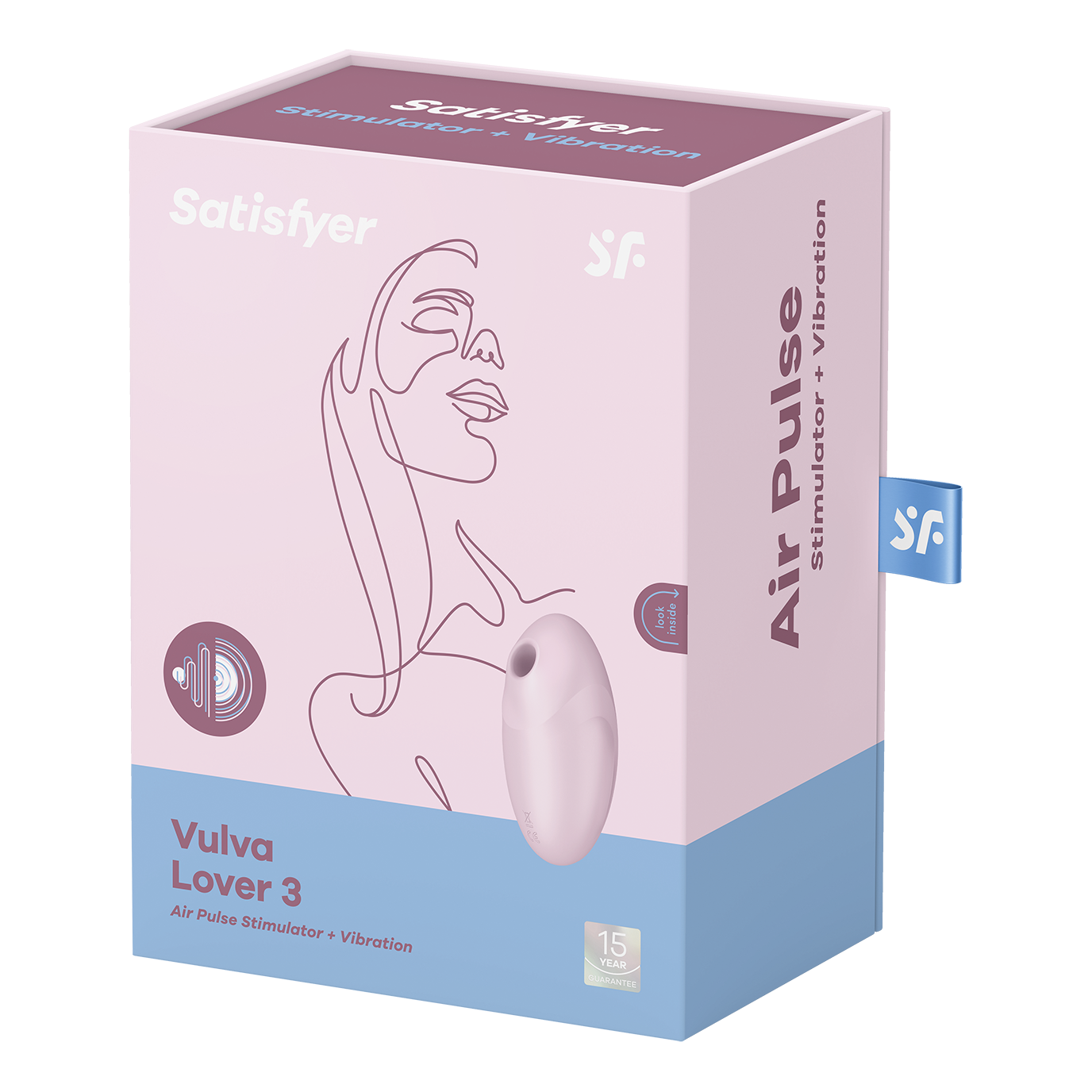 Vulva Lover 3 Druckwellen Vibrator (4061504018652) - Rosa