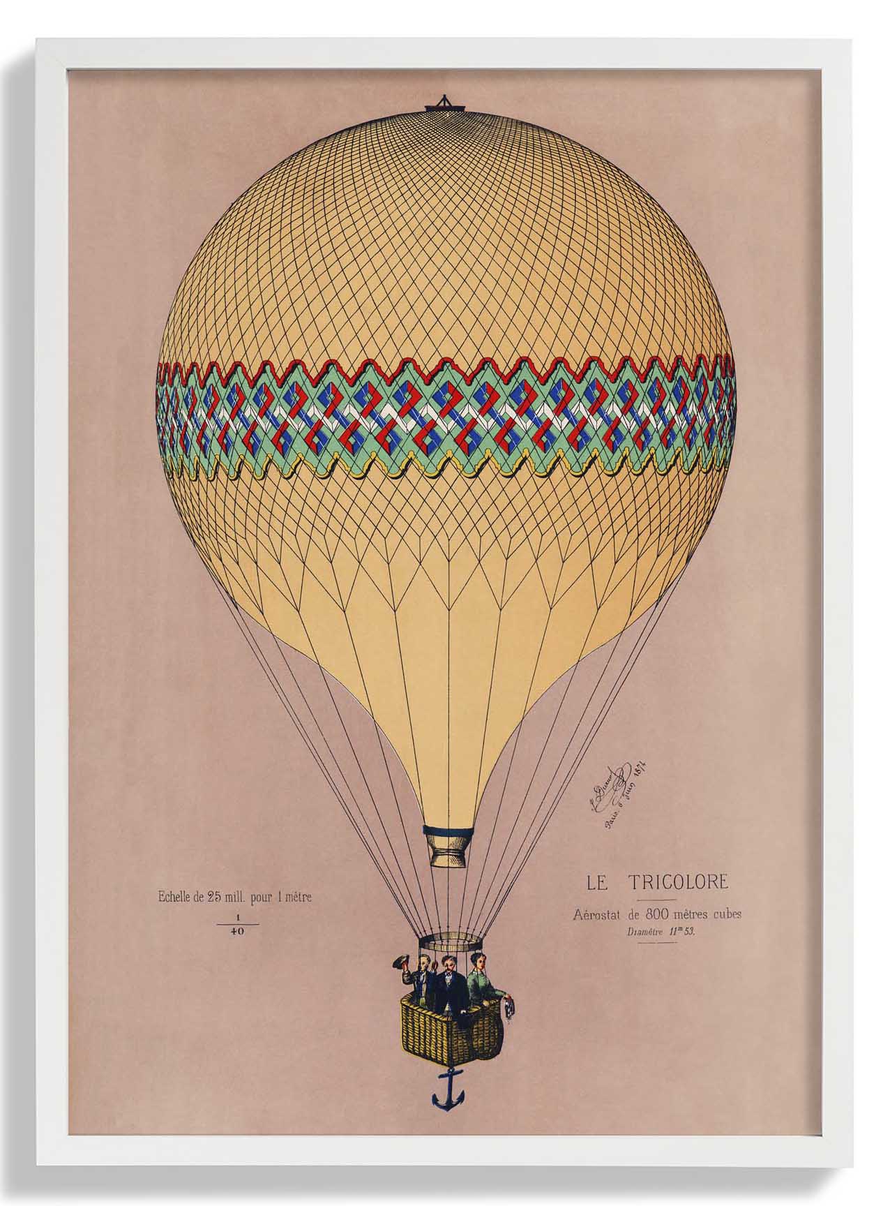 Ballon Tricolore Rosa