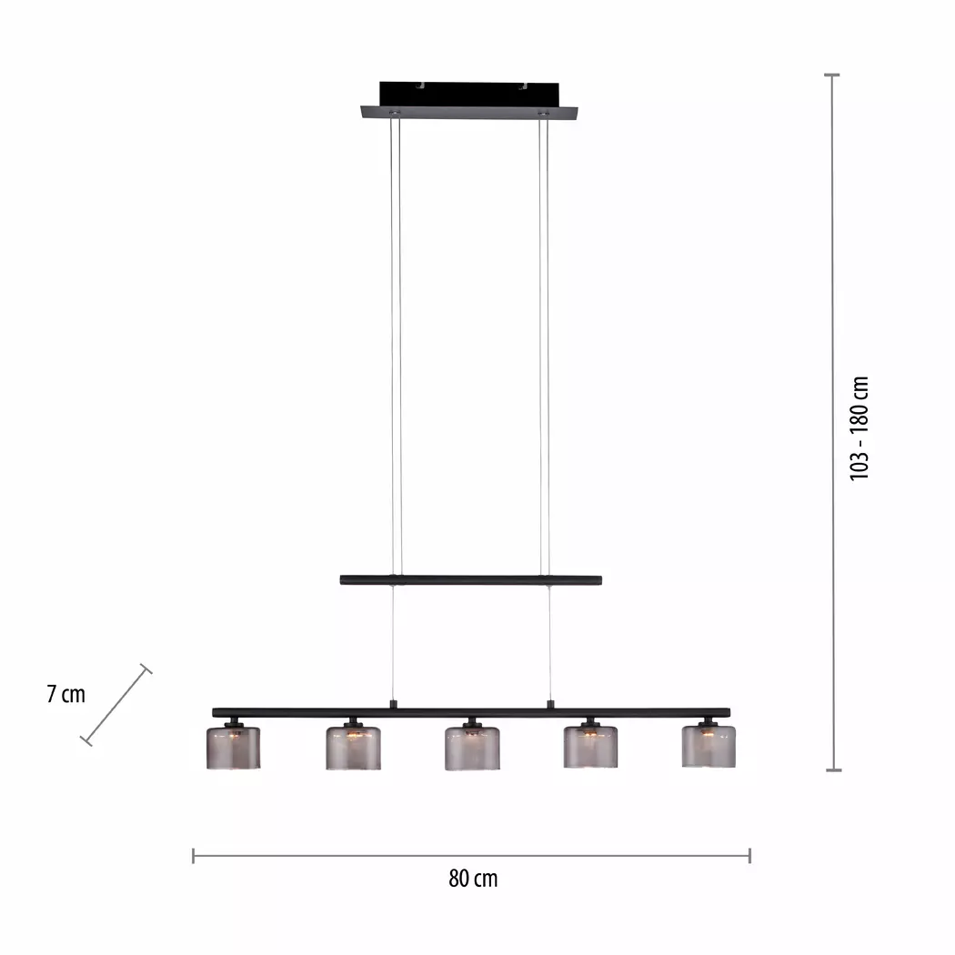 LED-Pendelleuchte Hydra