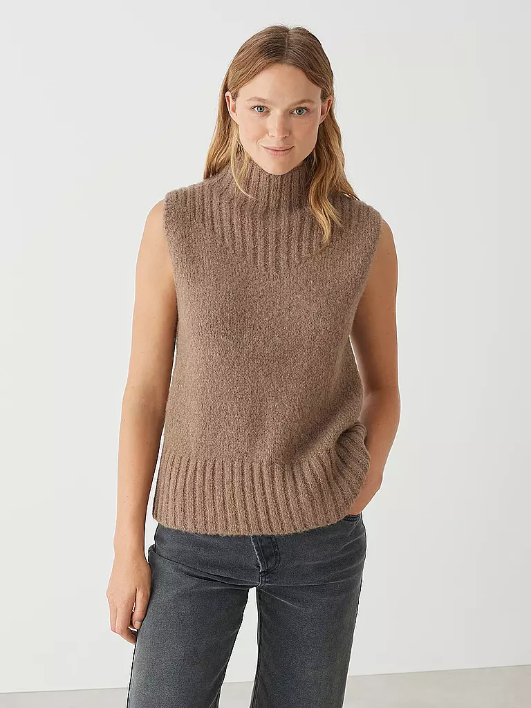 OPUS Strickpullunder POGETI braun