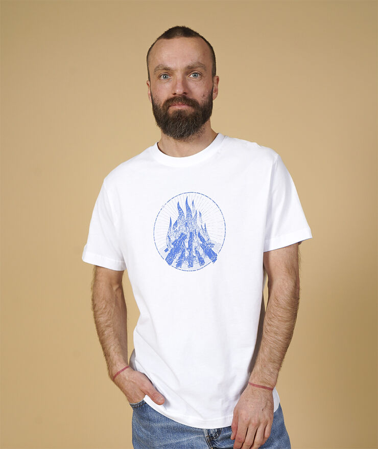 ELSK BAAL MEN'S BRUSHED T-SHIRT 001 optic white