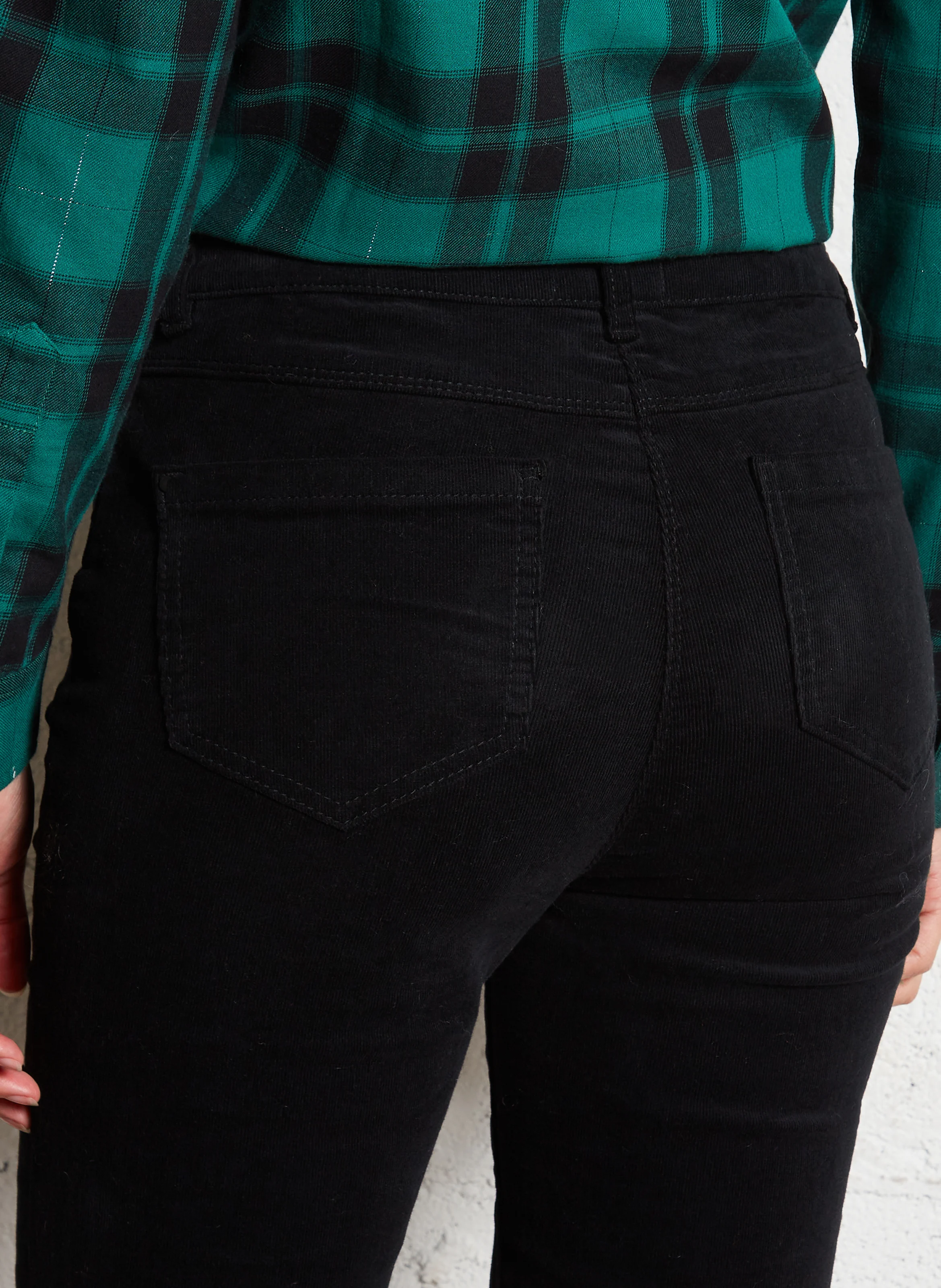 VANNI - Pantalon slim en coton mélangé | Noir