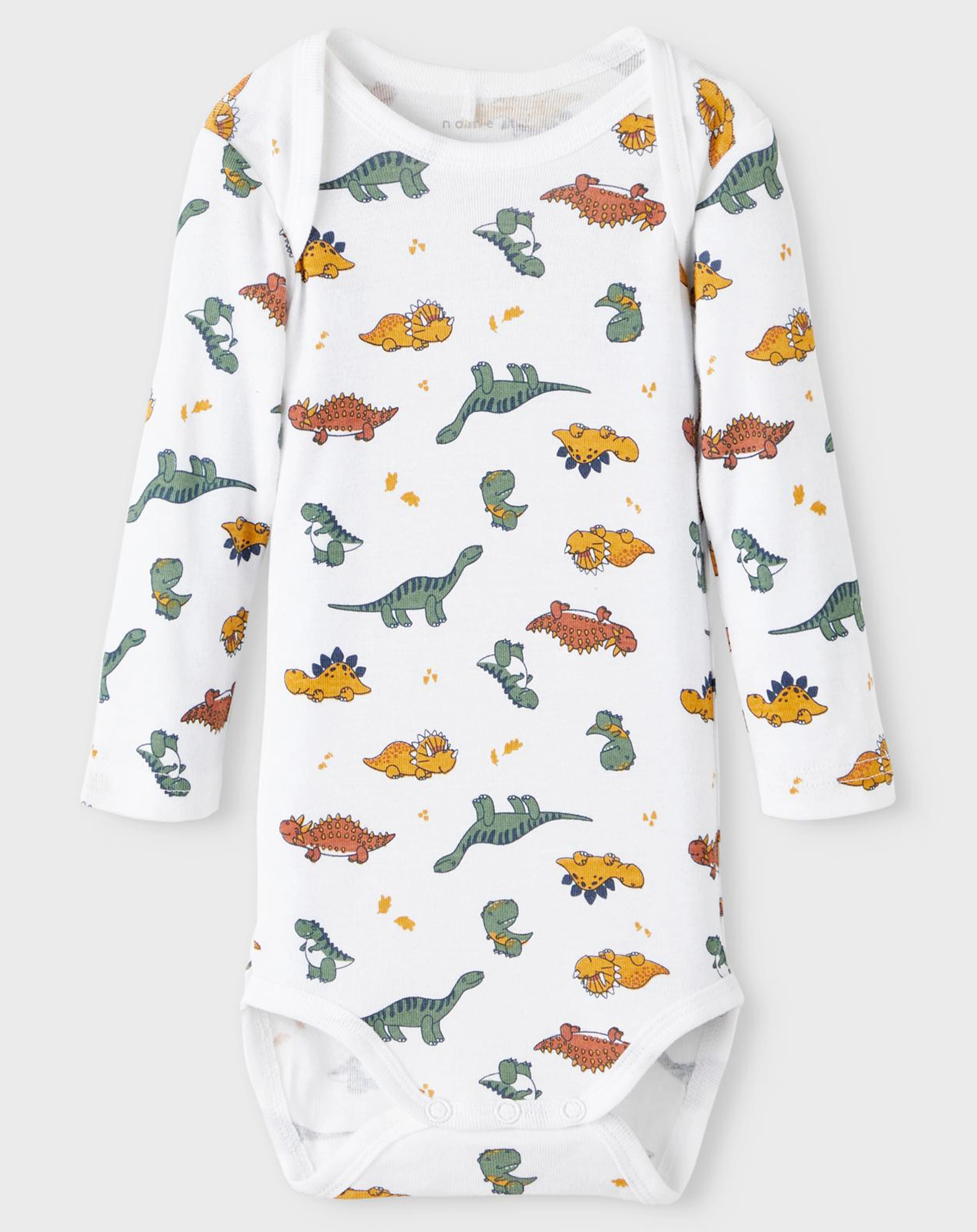 Langarm-Body NBMBODY DINO 3er-Pack in laurel wreath