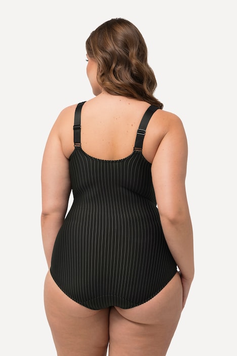 Bodyforming-Body, Nadelstreifen, ohne BH tragbar