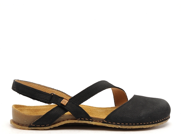 El naturalista nu pieds plats femme panglao n5813 noir