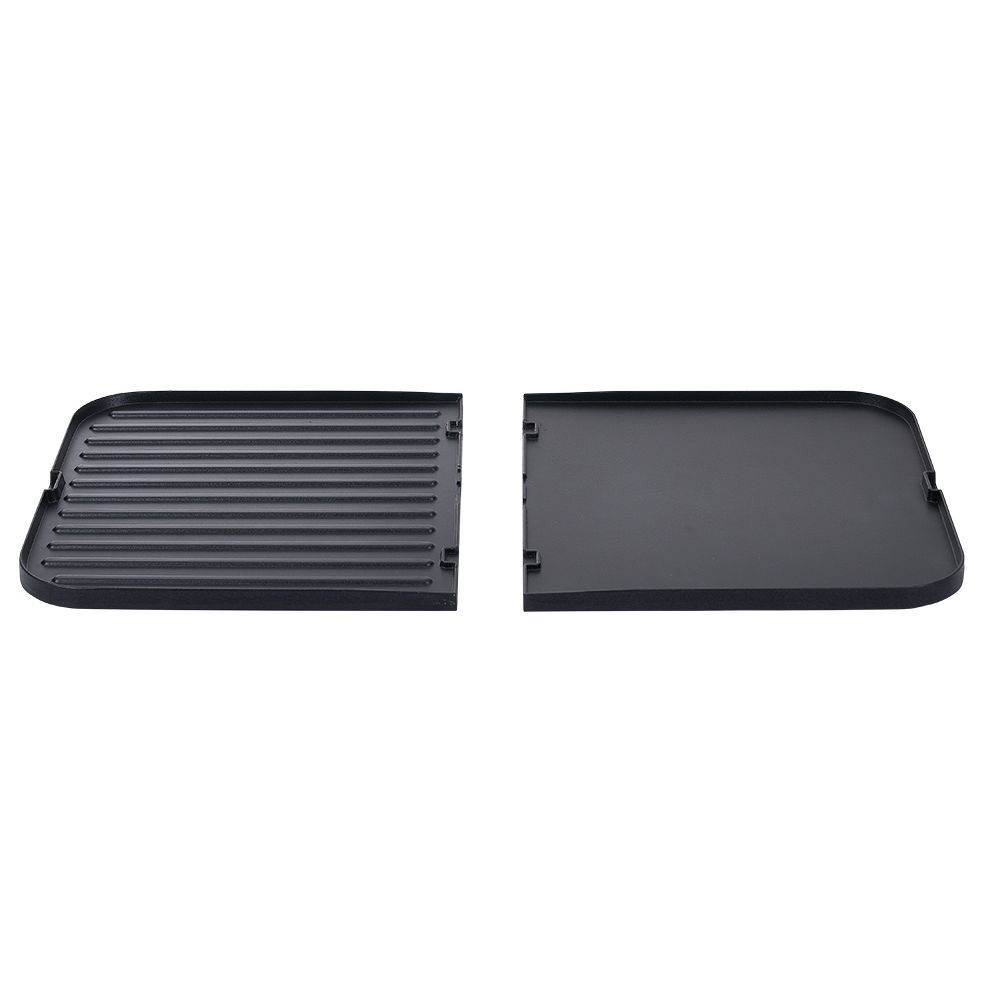 Plancha électrique double thermostat