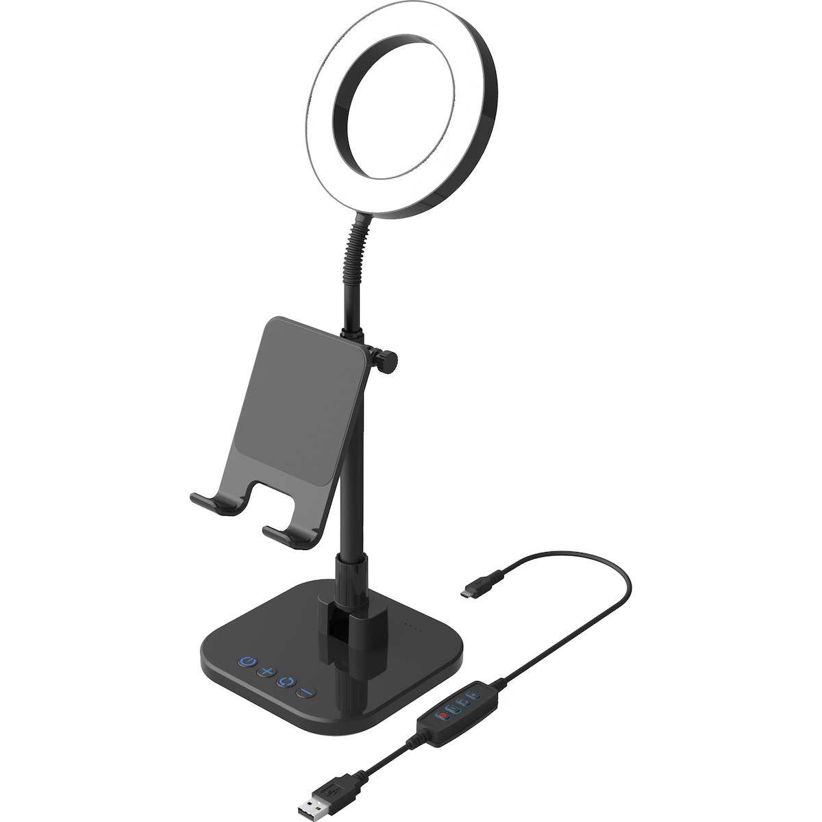 Digip Success smarttelefonstativ og LED-ringlys