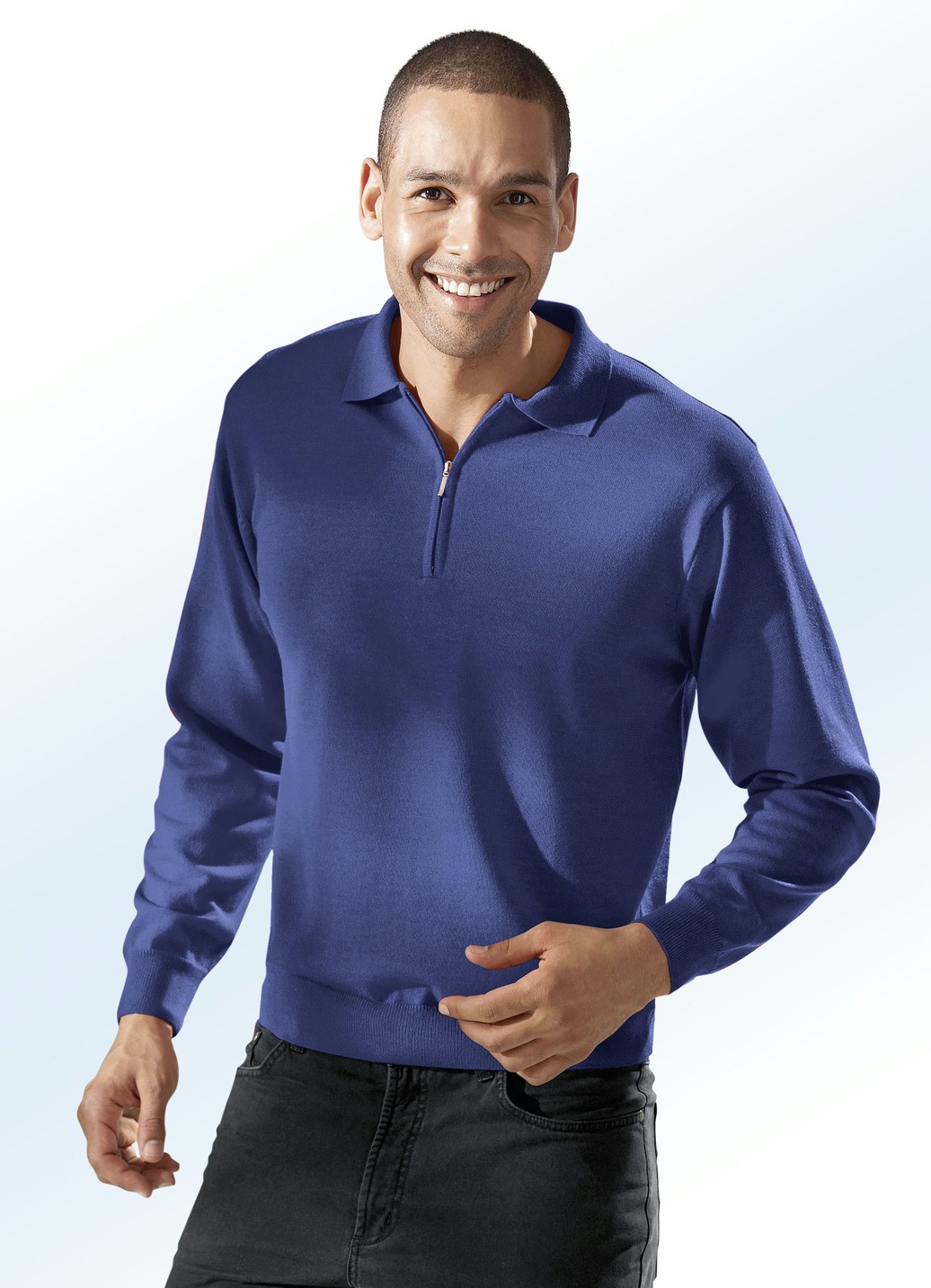 Tragangenehmer Polopullover in 4 Farben