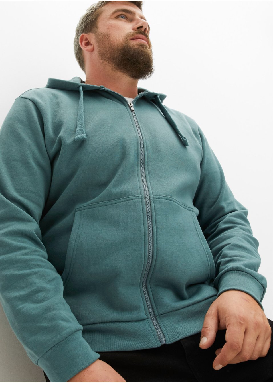 Gilet sweat à capuche
