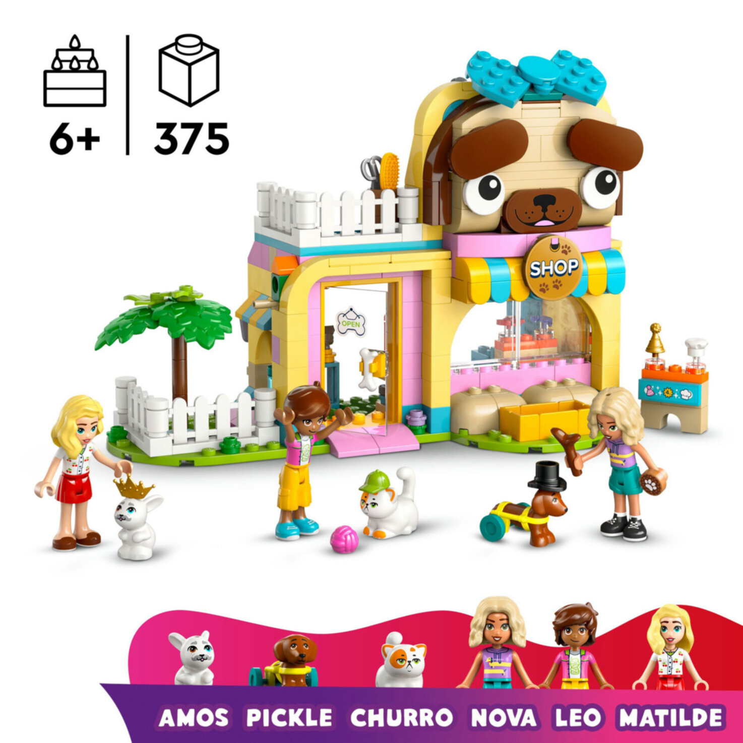 LEGO® Friends 42650 Geschäft für Haustierzubehör ab 6 Jahren