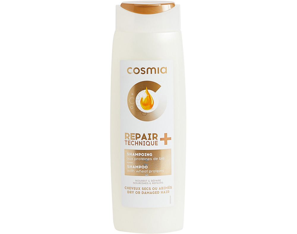 CHAMPÔ COSMIA TECHNIQUE REPAIR  COM PROTEÍNA TRIGO 400ML