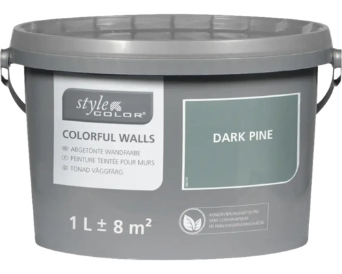 StyleColor KLEURRIJKE MUREN muur- en plafondverf donker grenen 1 L