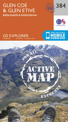 Glen Coe - OS Explorer Active Map 384 (Sheet map, folded)