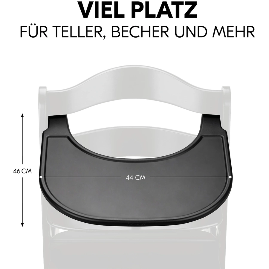 hauck Alpha Click Tray Black
