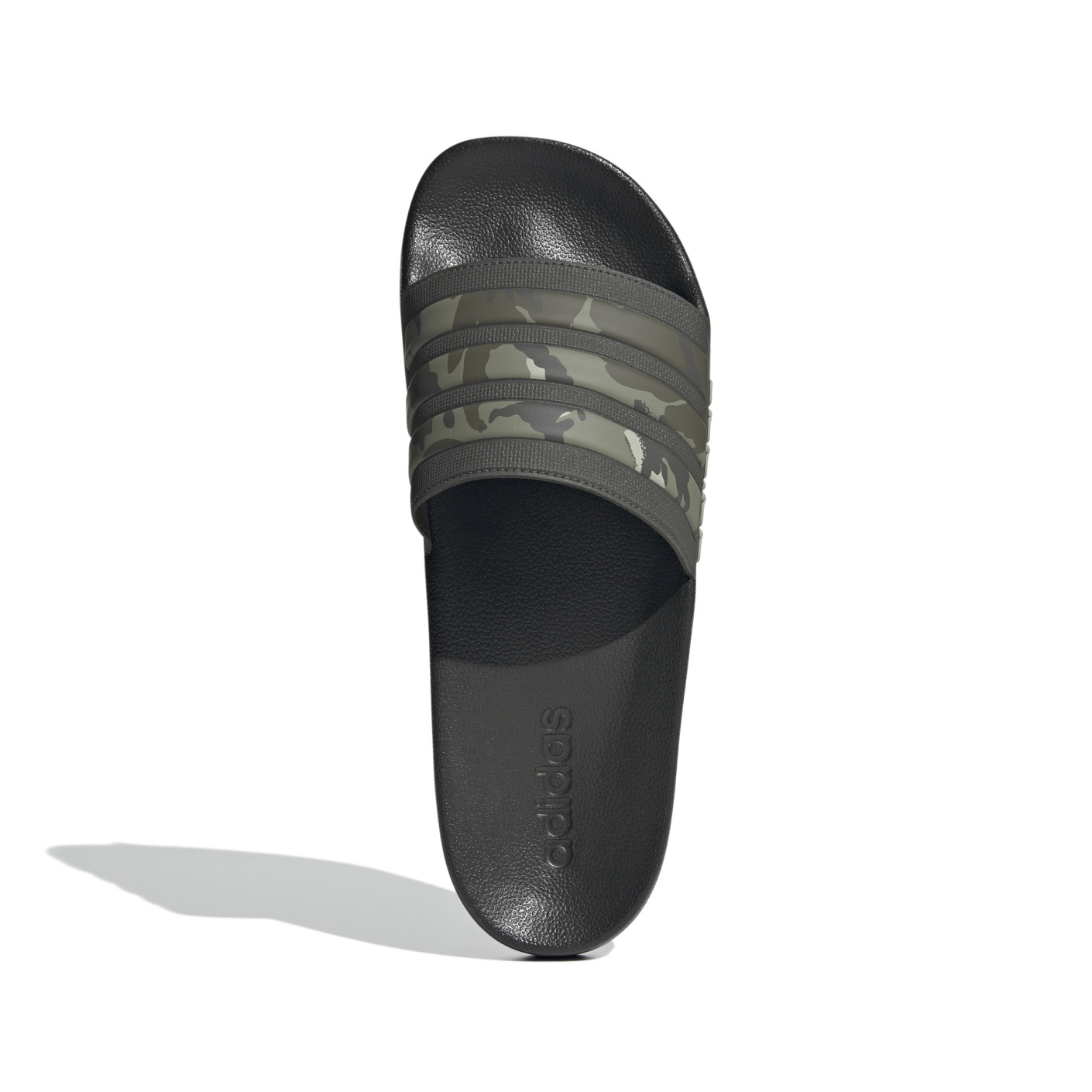 Adidas Adilette Shower Slippers Camo Zwart Legergroen