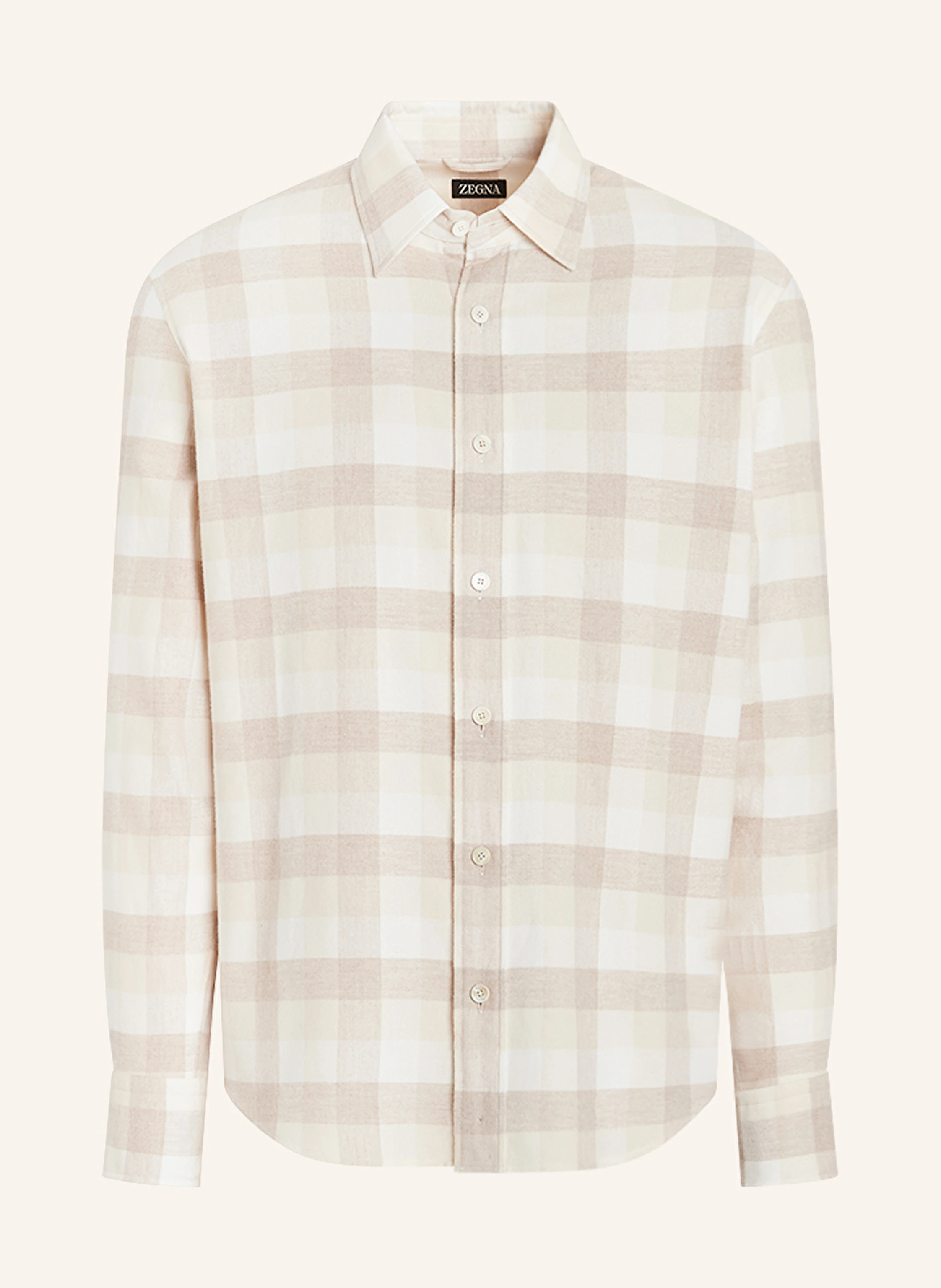 ZEGNA Flanellhemd Regular Fit