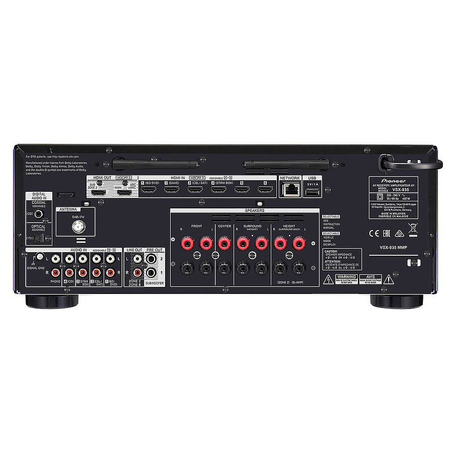 Pioneer VSX-935 Noir + Cabasse Alcyone 3 Noir 5.1