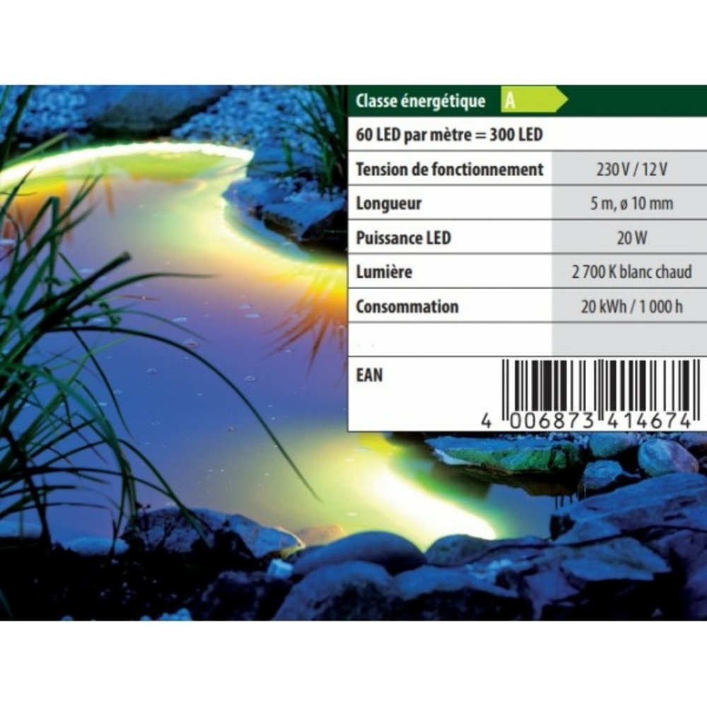 Bande led blanc chaud 5m ip68